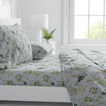 Botanic Breeze 100% Cotton Fitted Bedsheet