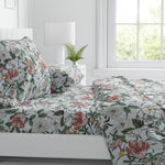 Blush Garden 100% Cotton Fitted Bedsheet